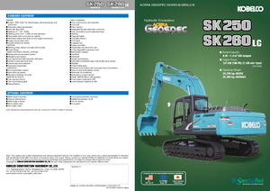 Pásová rypadla Kobelco SK 260-8 LC