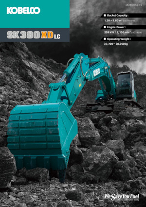 Pásová rypadla Kobelco SK 380 XDLC