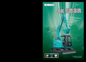 Pásová rypadla Kobelco SK 75 SR 3