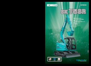 Pásová rypadla Kobelco SK 75 SR 3