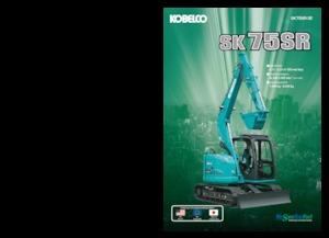 Pásová rypadla Kobelco SK 75 SR 3