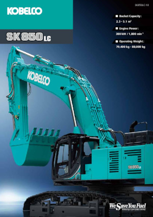 Pásová rypadla Kobelco SK 850 LC