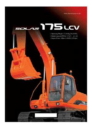 Pásová rypadla Doosan Solar 175 LC-V