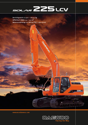 Pásová rypadla Doosan Solar 225 LC-V