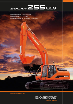 Pásová rypadla Doosan Solar 255 LC-V