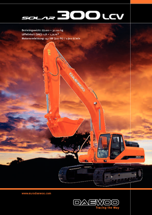 Pásová rypadla Doosan Solar 300 LC-V SLR