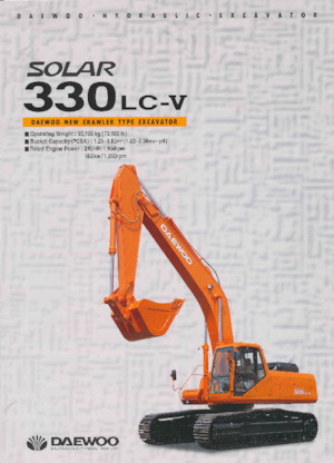 Pásová rypadla Daewoo SOLAR 330LC-V