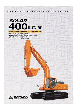 Pásová rypadla Doosan Solar 400 LC-V