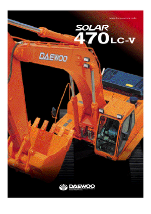 Pásová rypadla Doosan Solar 470 LC-V