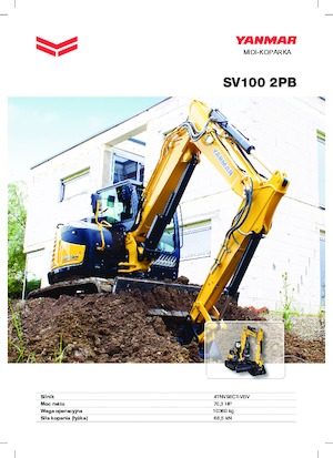 Pásová rypadla Yanmar SV 100-2 PBCR