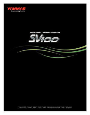 Pásová rypadla Yanmar SV 100