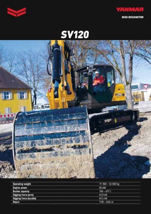 Pásová rypadla Yanmar SV 120 2PB