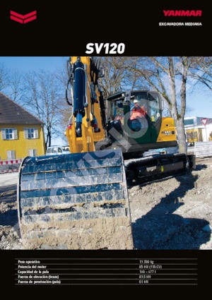 Pásová rypadla Yanmar SV120 MB 