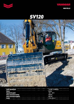 Pásová rypadla Yanmar SV120 MB 