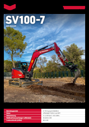 Pásová rypadla Yanmar SV100-7