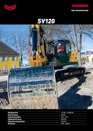 Pásová rypadla Yanmar SV120