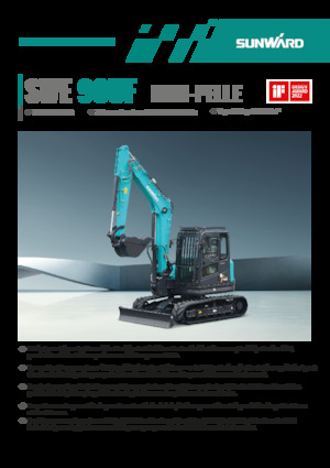 Pásová rypadla Sunward SWE90UF