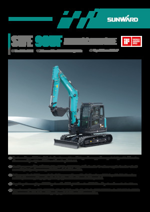 Pásová rypadla Sunward SWE90UF