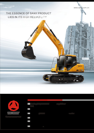 Pásová rypadla Sany SY135C