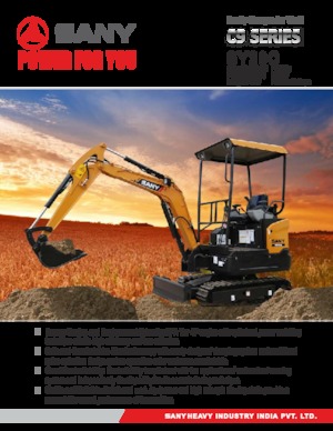 Minirypadla Sany SY20C