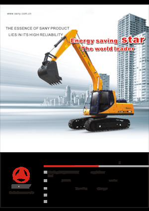 Pásová rypadla Sany SY210C