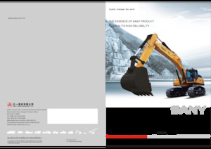 Pásová rypadla Sany SY420C