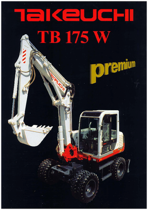 Pásová rypadla Takeuchi TB 175