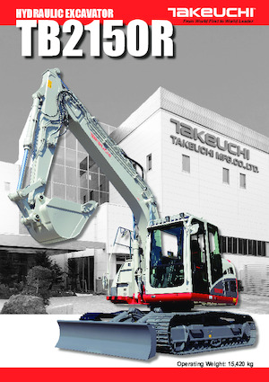 Pásová rypadla Takeuchi TB 2150 R