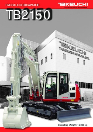Pásová rypadla Takeuchi TB 2150 C