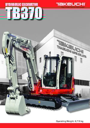 Pásová rypadla Takeuchi TB 370 CM