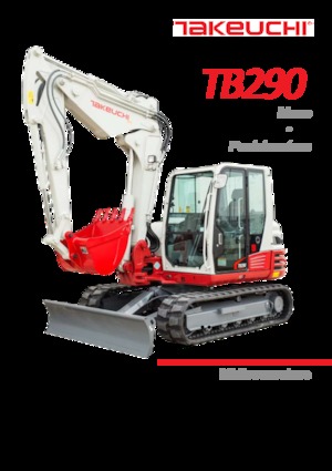 Pásová rypadla Takeuchi TB290