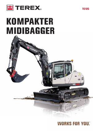 Pásová rypadla Terex TC 125