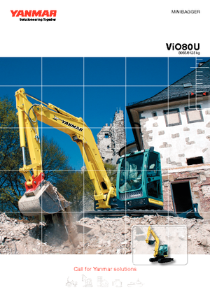 Pásová rypadla Yanmar VIO 80 U