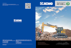 Pásová rypadla XCMG XE155ECR Double Boom