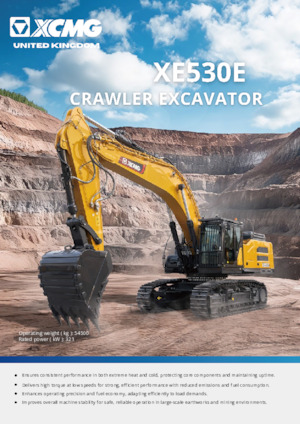 Pásová rypadla XCMG XE530E