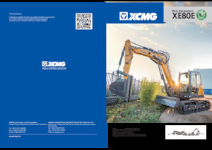 Pásová rypadla XCMG XE80E Single boom