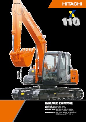 Pásová rypadla Hitachi ZX 110 M 3
