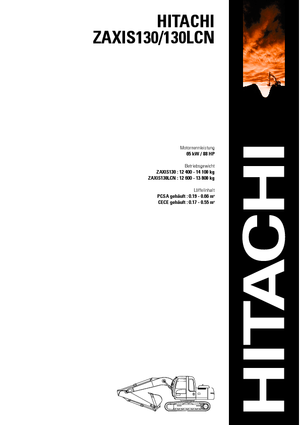 Pásová rypadla Hitachi ZX 130