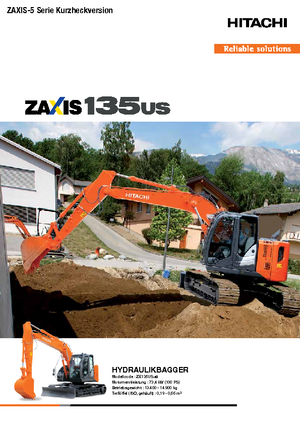 Pásová rypadla Hitachi ZX 135 US-5