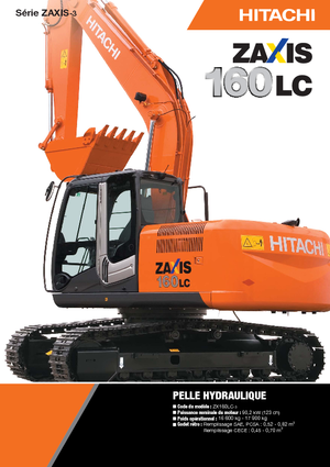 Pásová rypadla Hitachi ZX 160 LC-3