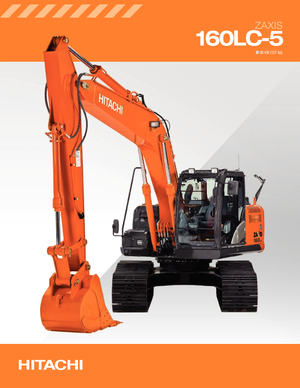 Pásová rypadla Hitachi ZX 160 LC-5