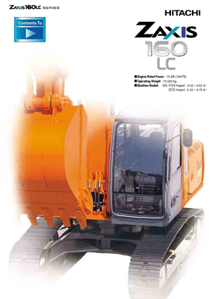 Pásová rypadla Hitachi ZX 160 LC