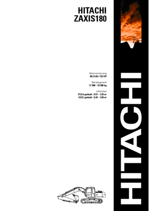 Pásová rypadla Hitachi ZX 180 LC
