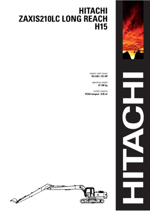 Pásová rypadla Hitachi ZX 210 LC