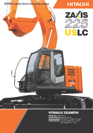 Pásová rypadla Hitachi ZX 225 USLC-3