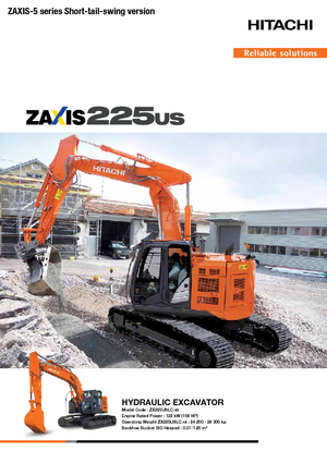Pásová rypadla Hitachi ZX 225 USLC-5