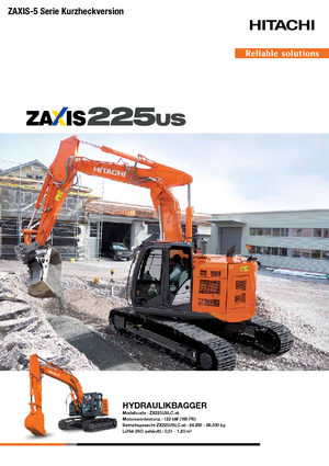 Pásová rypadla Hitachi ZX 225 USLC-5