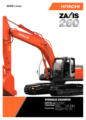 Pásová rypadla Hitachi ZX 250 LC-3