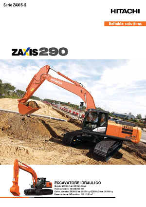 Pásová rypadla Hitachi ZX 290 LCN-5