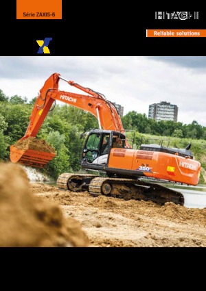 Pásová rypadla Hitachi ZX350LC-6
